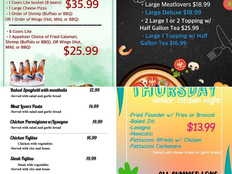 Marino's Italian Restaurant Menu