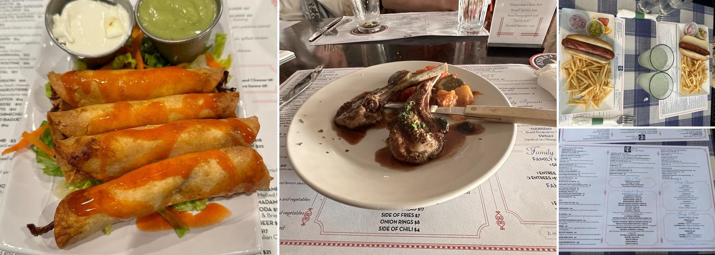 Bistro St Germain Menu
