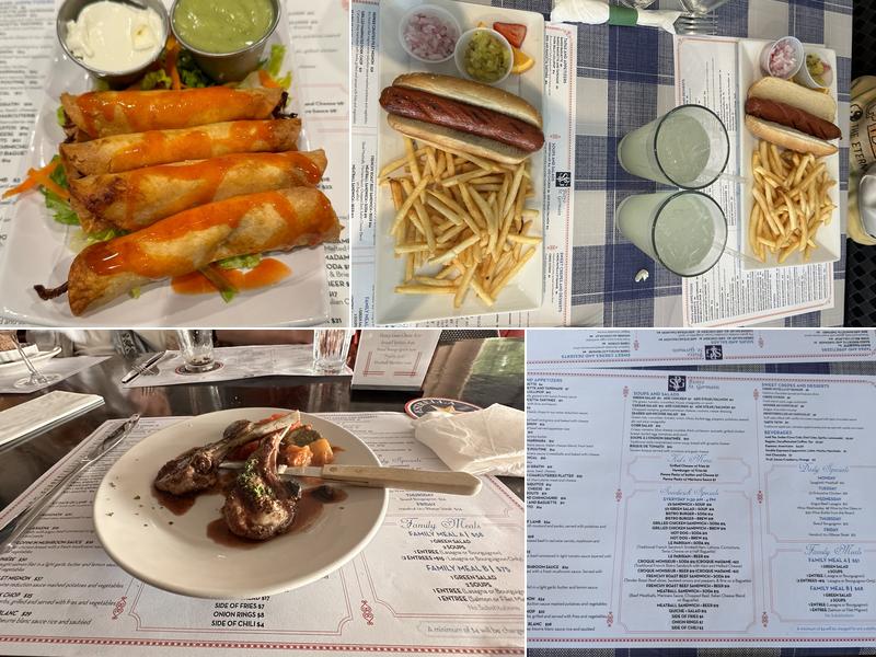 Bistro St Germain Menu