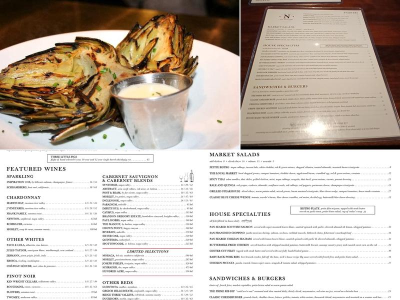 Nick's on 2nd Long Beach Menu