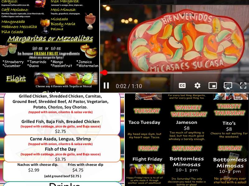 Taco Shore Long Beach Menu