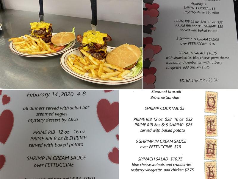 The Shack Menu