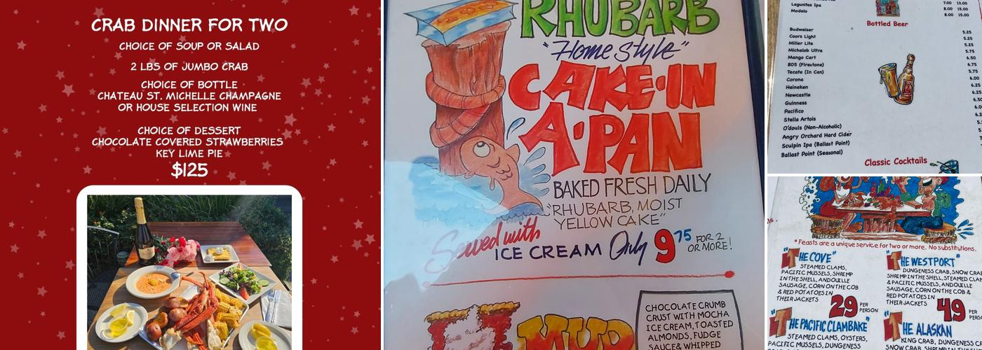 The Crab Pot Restaurant & Bar Menu