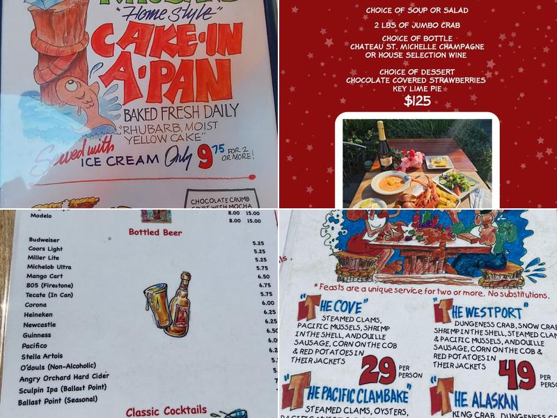 The Crab Pot Restaurant & Bar Menu