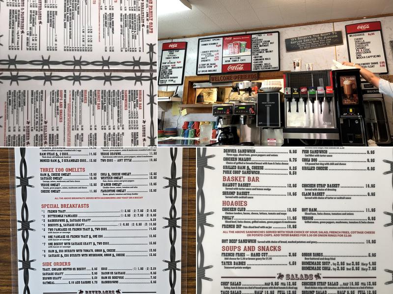 Avon Family Cafe Menu