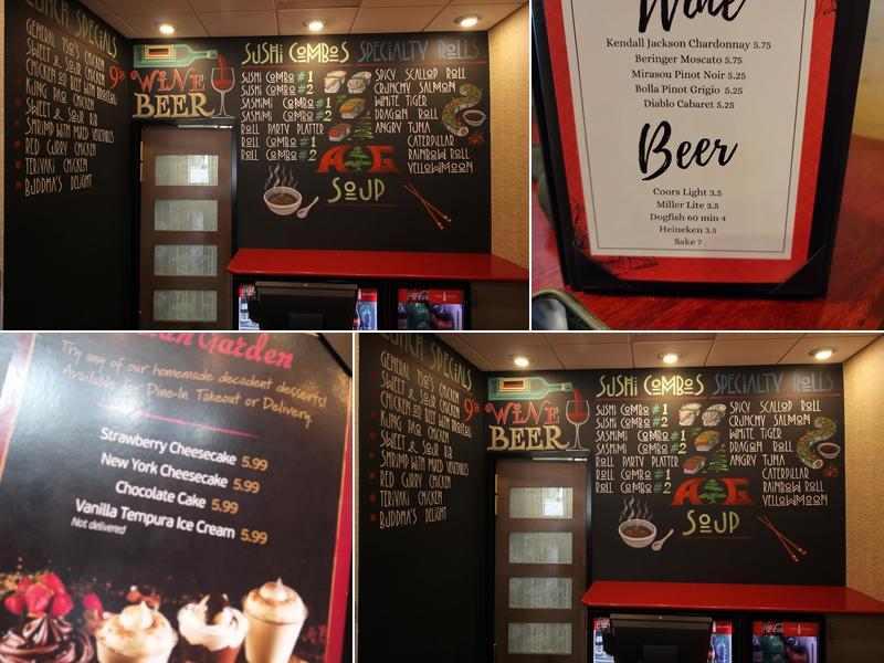 Asian & Sushi Bistro Menu