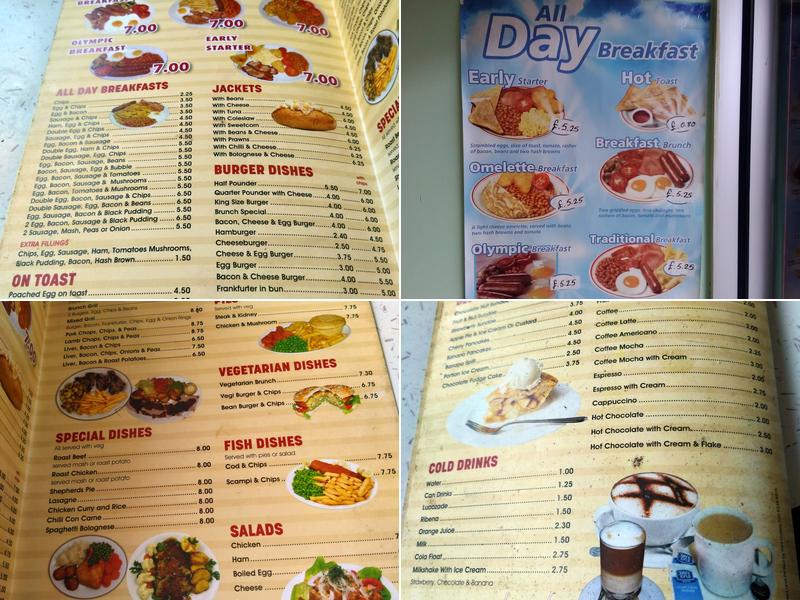 Manny Cafe Menu