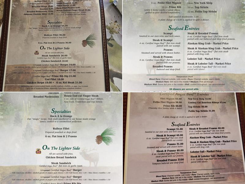 The Land of Magic Menu