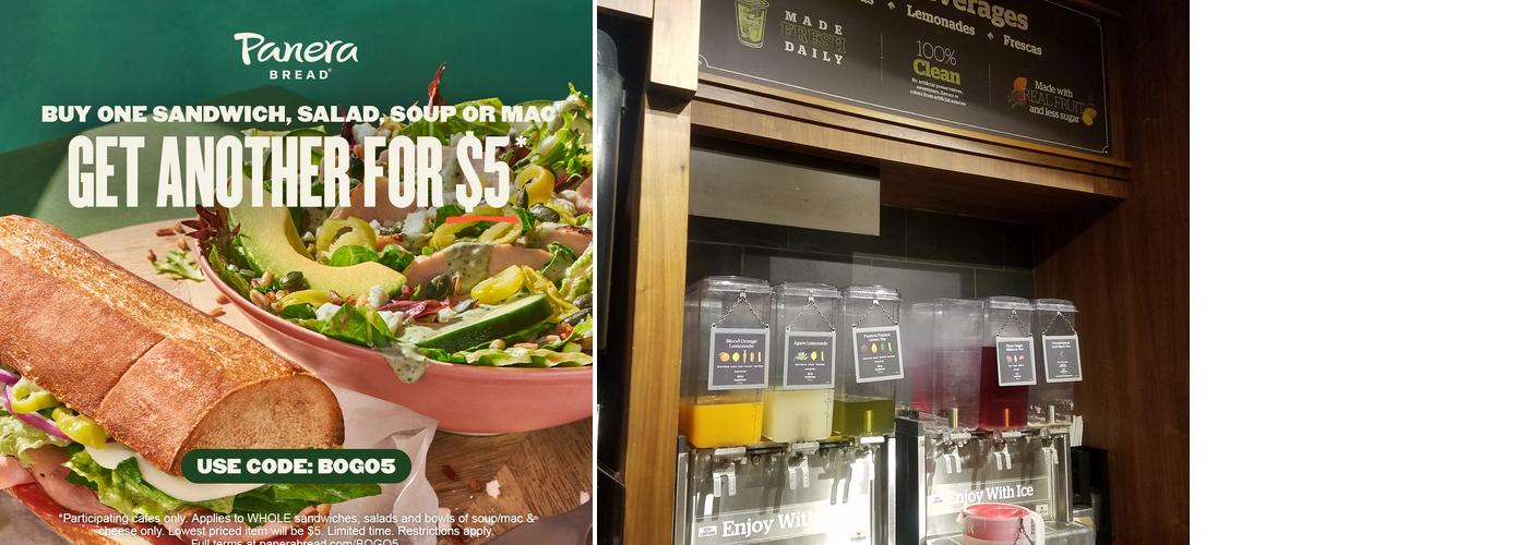 Panera Bread Menu