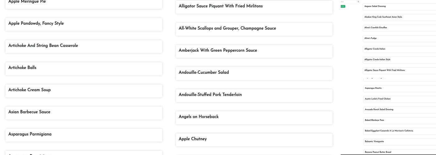 John's Seafood Menu