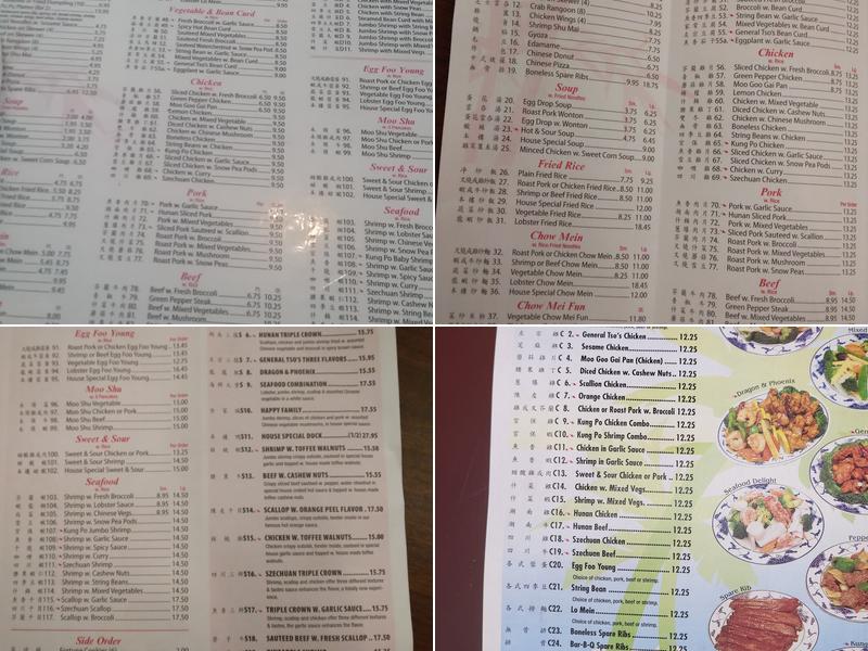 China Inn Menu