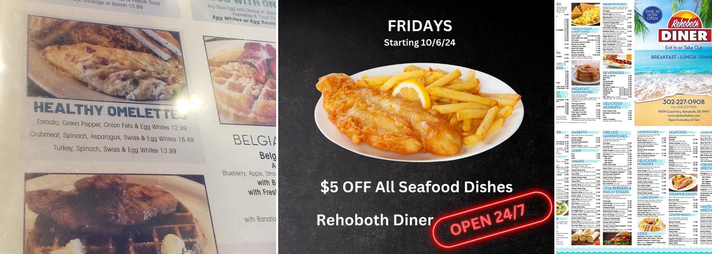 Rehoboth Diner Menu