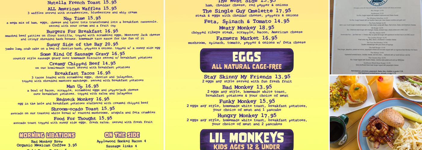 Bad Monkey OC Menu