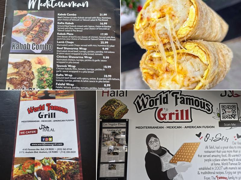 World Famous Grill (Bell) Menu