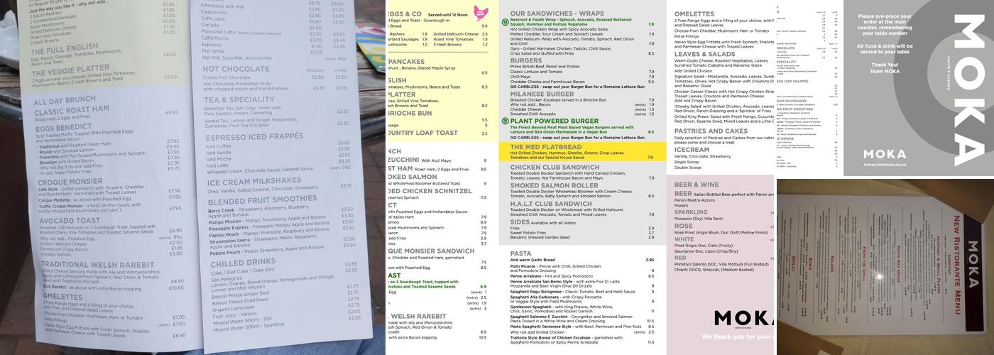 Café Moka Menu