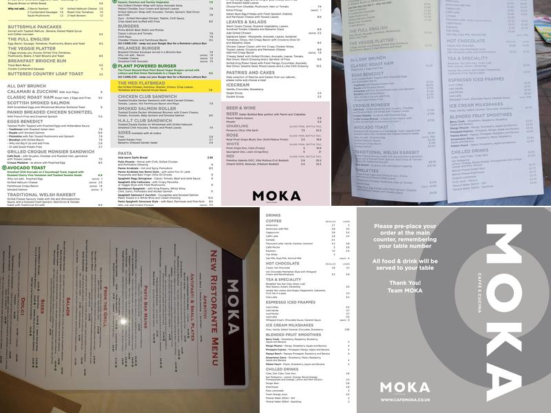 Café Moka Menu