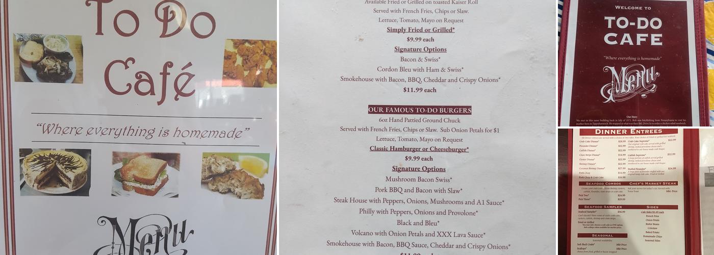 To-Do-Cafe Menu