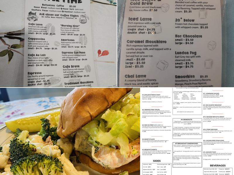 Java Jacks Cafe Menu