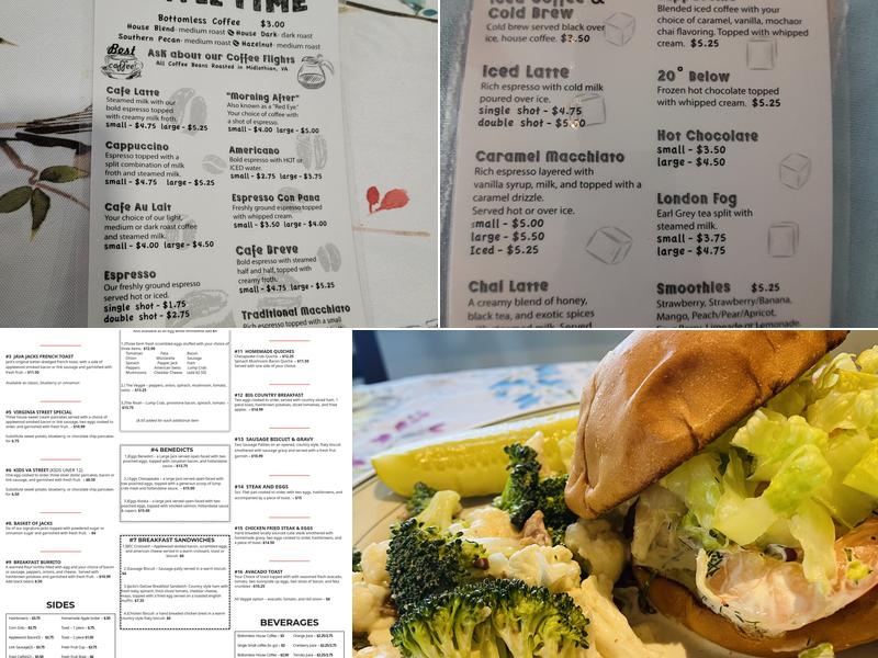 Java Jacks Cafe Menu