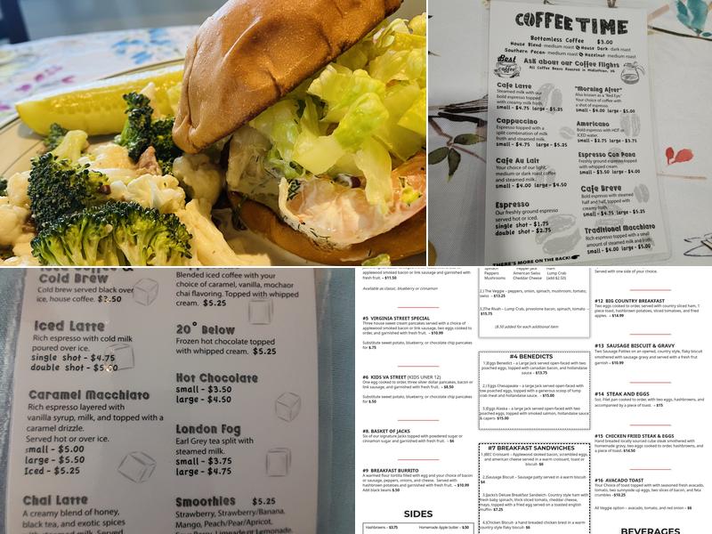 Java Jacks Cafe Menu