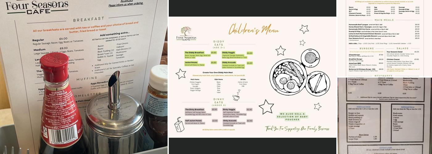 Four Seasons Café Menu