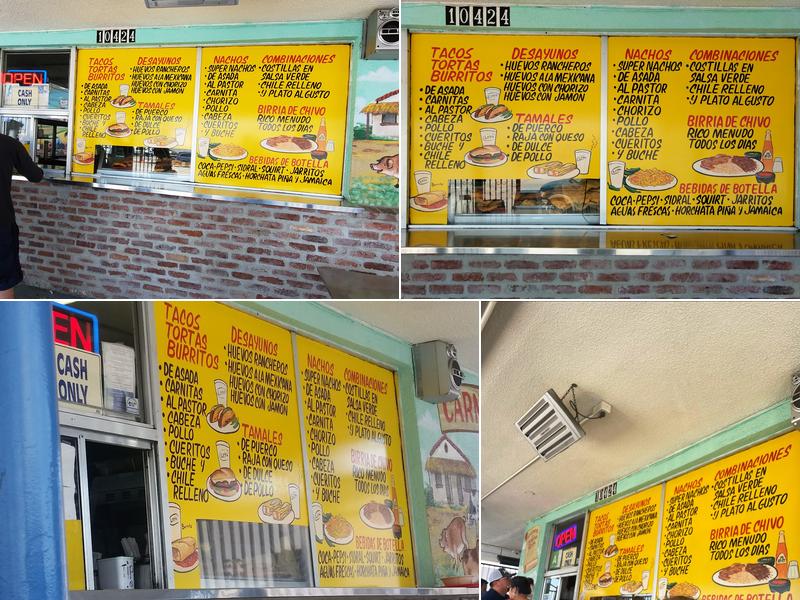 Carnitas Loya Fast Food Menu