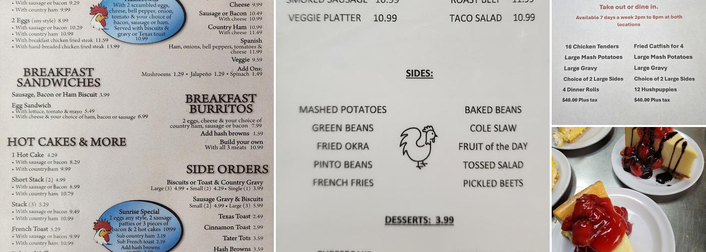 Country Kitchen Menu