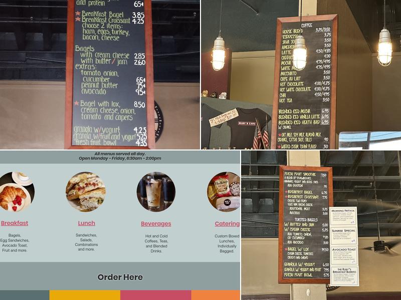 Ruby's Cafe Menu