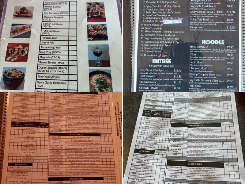 Maki Yaki 22 Menu