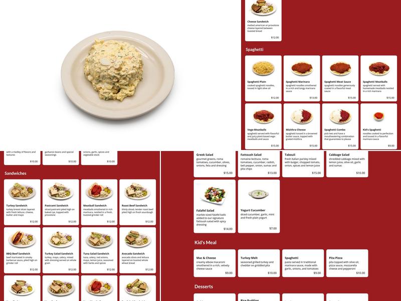 Angelo's Menu