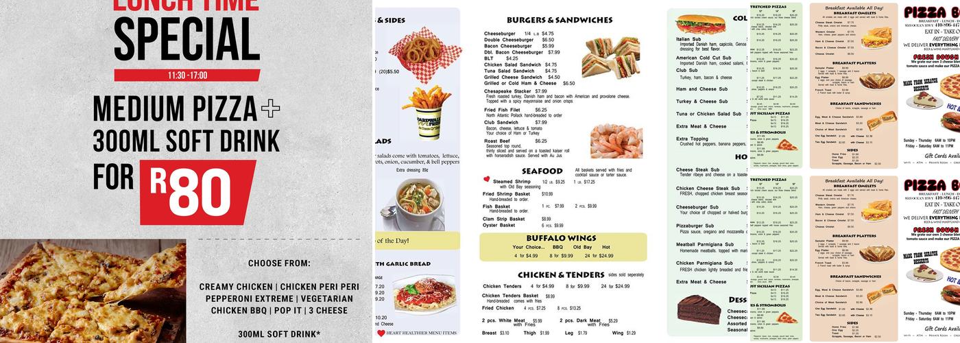 Pizza Boys Menu