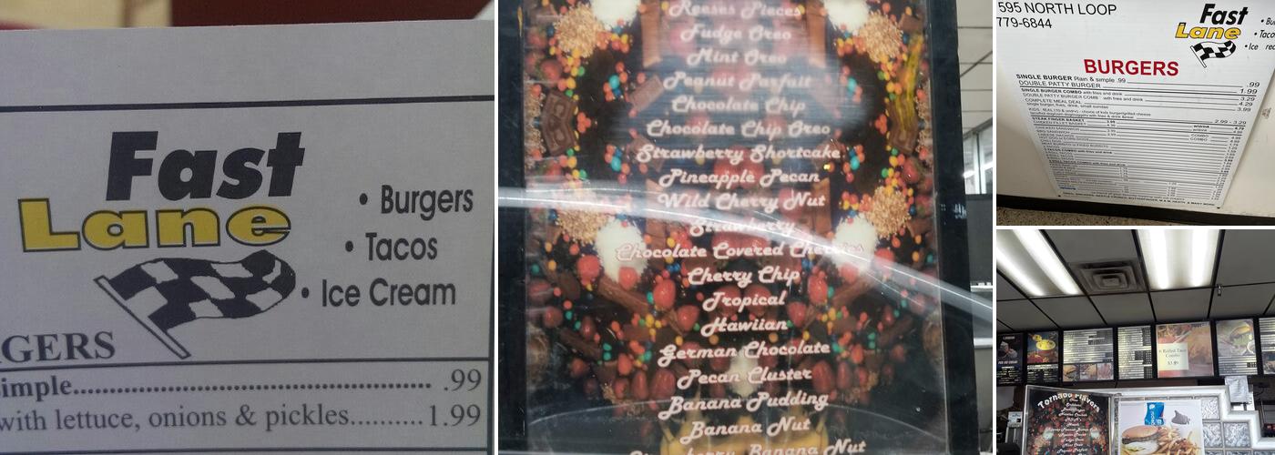 Fast Lane Menu