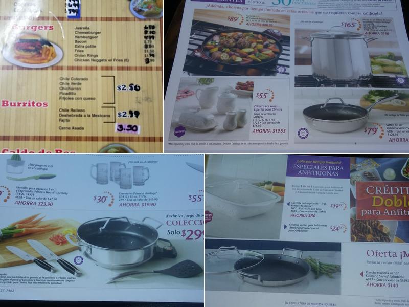 Sofia's Restaurant Menu