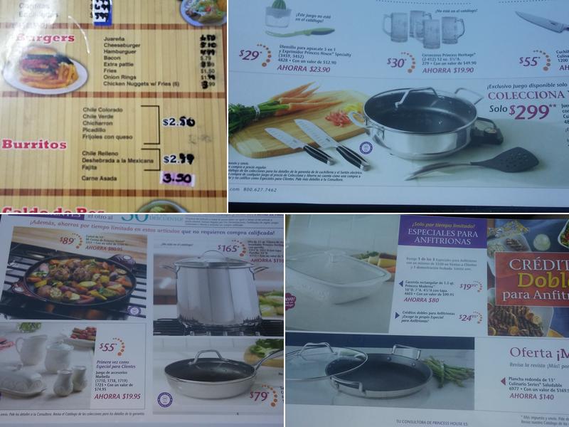 Sofia's Restaurant Menu