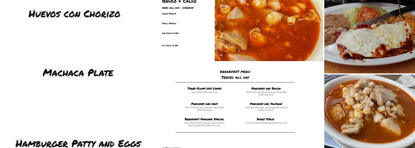 El Hut Café Menu