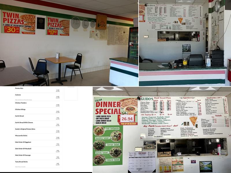 Guido's Pizza & Pasta Menu