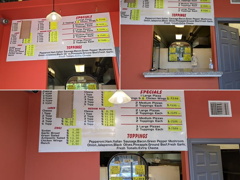 Two For 1 Pizza Co Menu