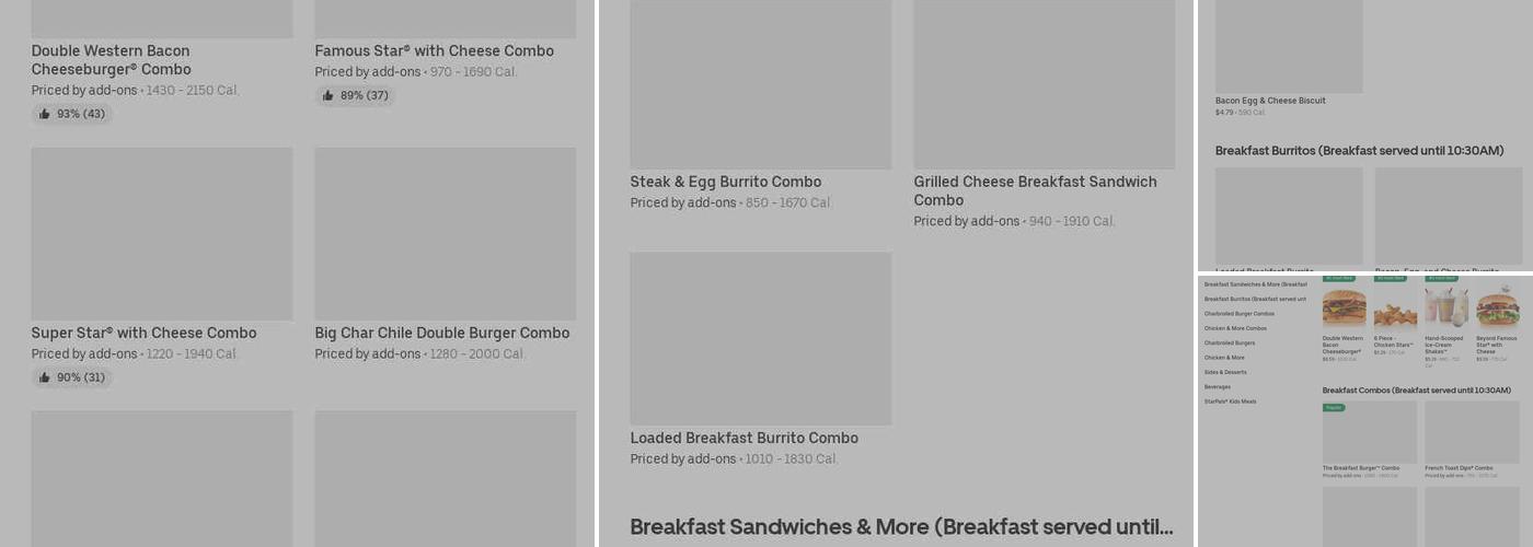 Carl’s Jr. Menu