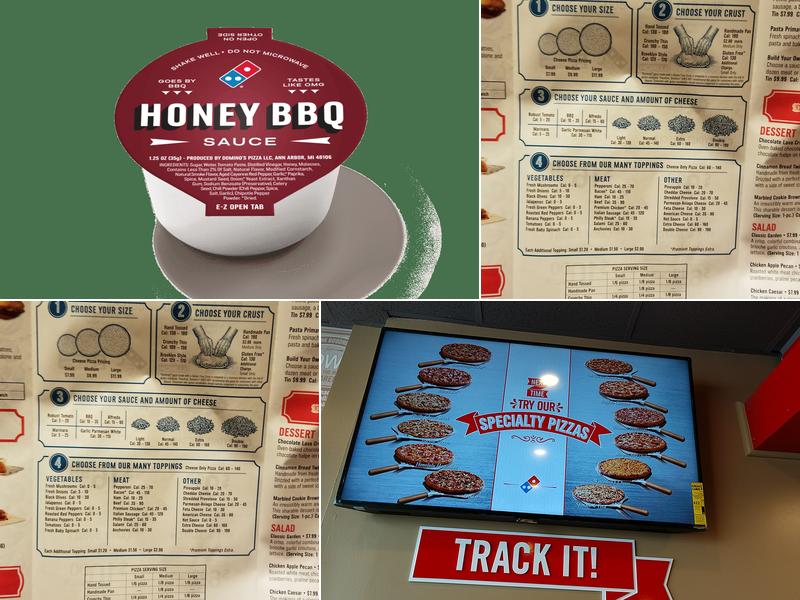 Domino's Pizza Menu