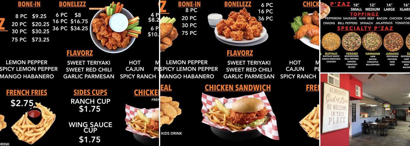 FREDOZ Menu