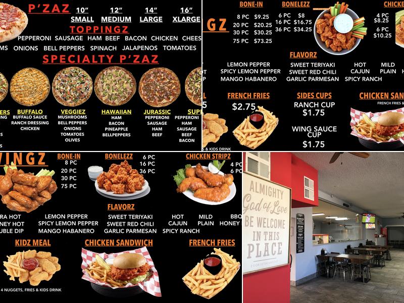 FREDOZ Menu