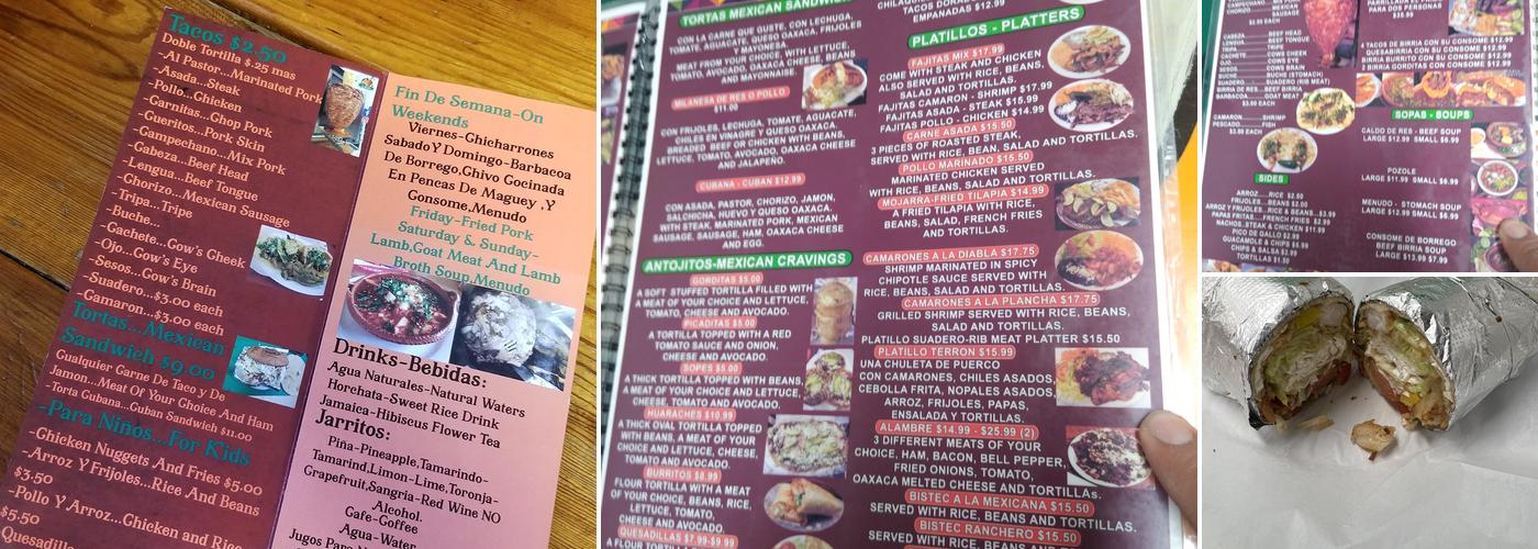 El Primo Taquerias Menu