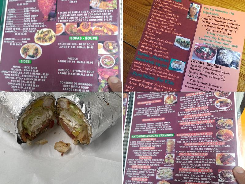El Primo Taquerias Menu
