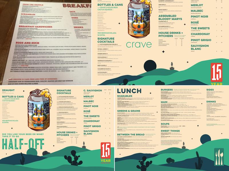 Crave Kitchen & Bar Menu
