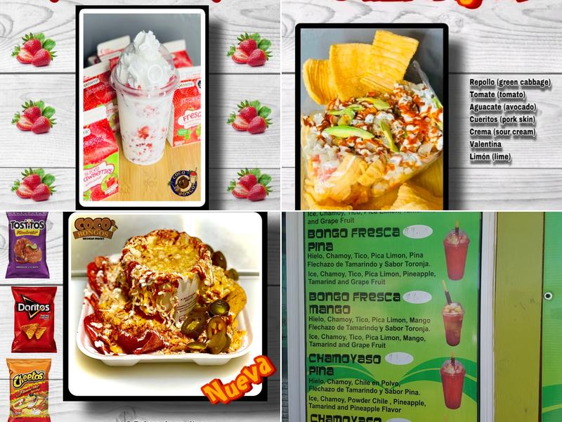 Coco Bongo Menu
