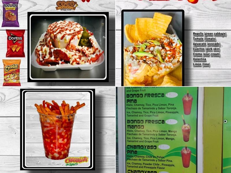 Coco Bongo Menu