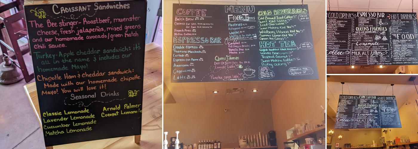 The Hive Java Lounge Menu