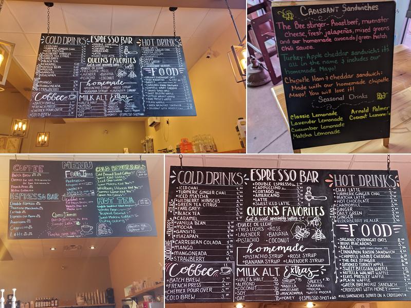 The Hive Java Lounge Menu