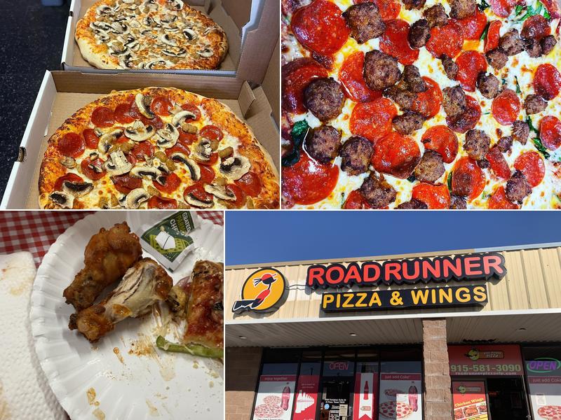 Road Runner Pizza & Wings 5300 Doniphan Dr Suite #24, El Paso