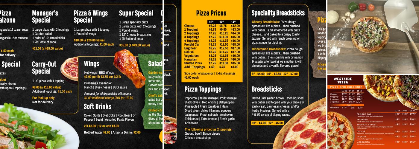 Westside Pizza Express Menu